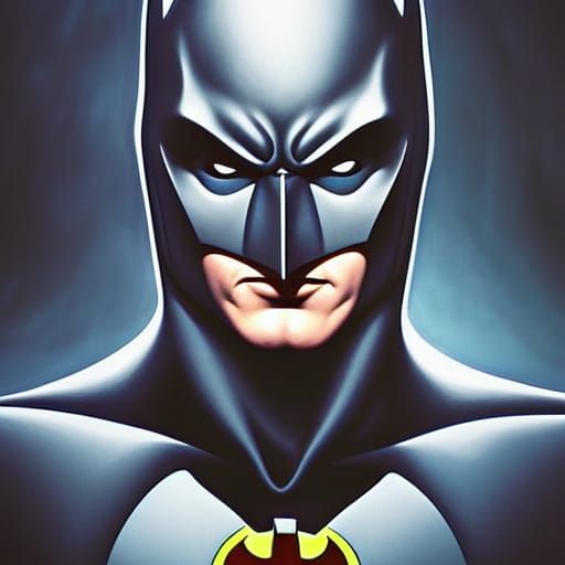 Portrait of Batman, in a picture, The Animated Series, nighttime, spirals,  fractals, intricate, highly detailed, beautiful, - AI Generated Artwork -  NightCafe Creator