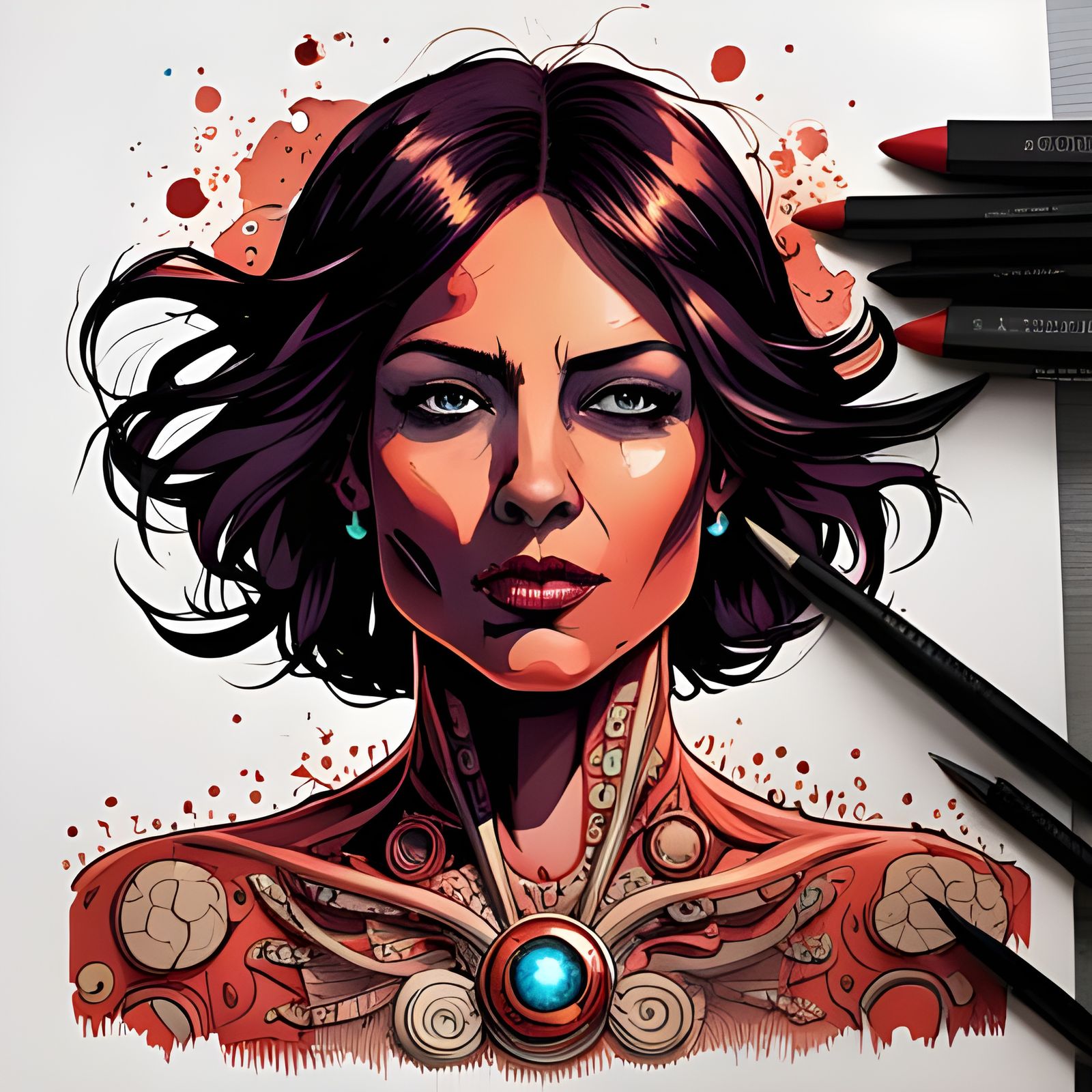 Pencil Drawing AI Generated Artwork NightCafe Creator