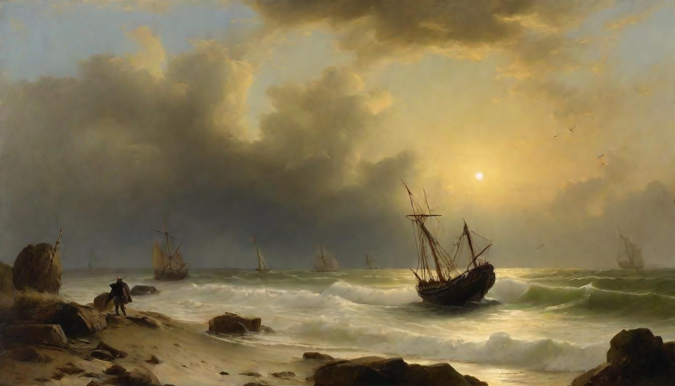 In the style of Andreas Achenbach