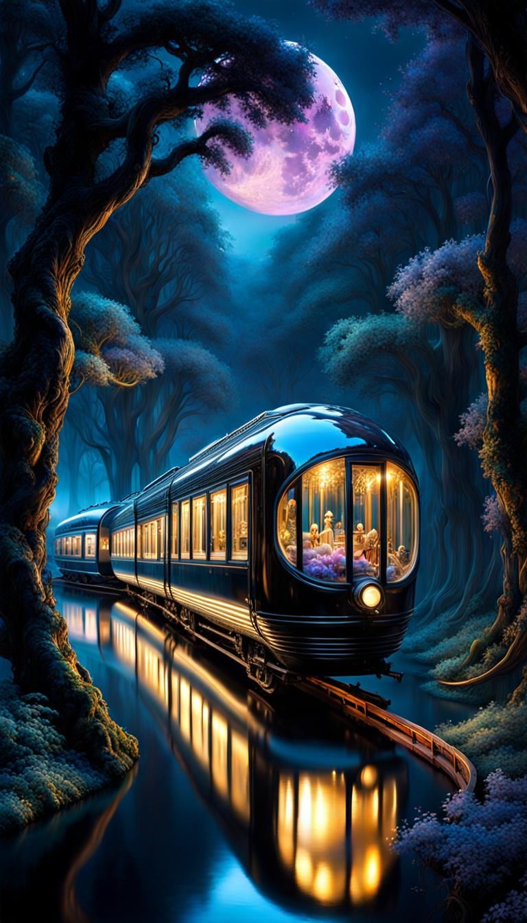 Majestic Night Train   by @CW