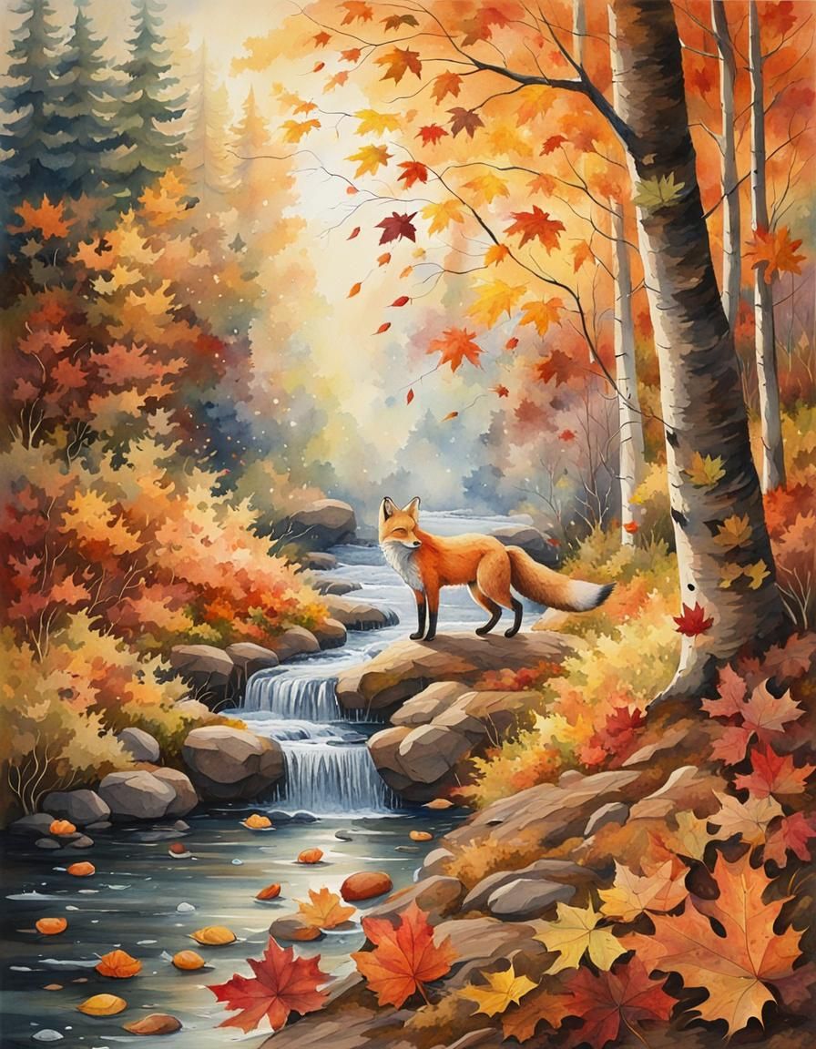 Autumn fox