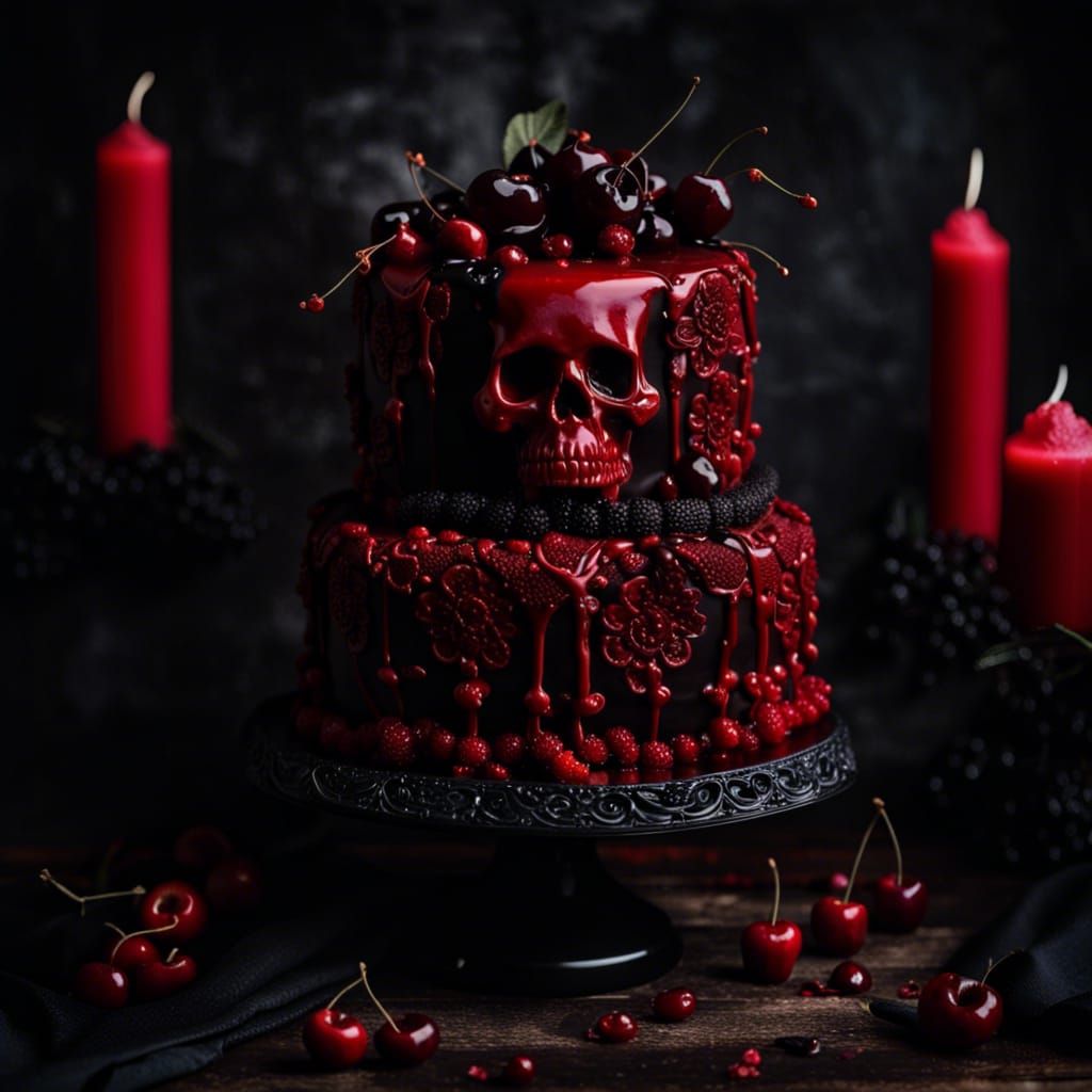 Gothic Wedding Cake  by @Maarten Smeets