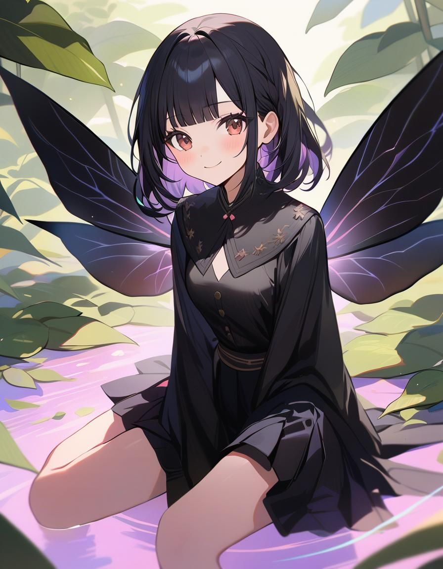 The Fairy of Dark Blooms