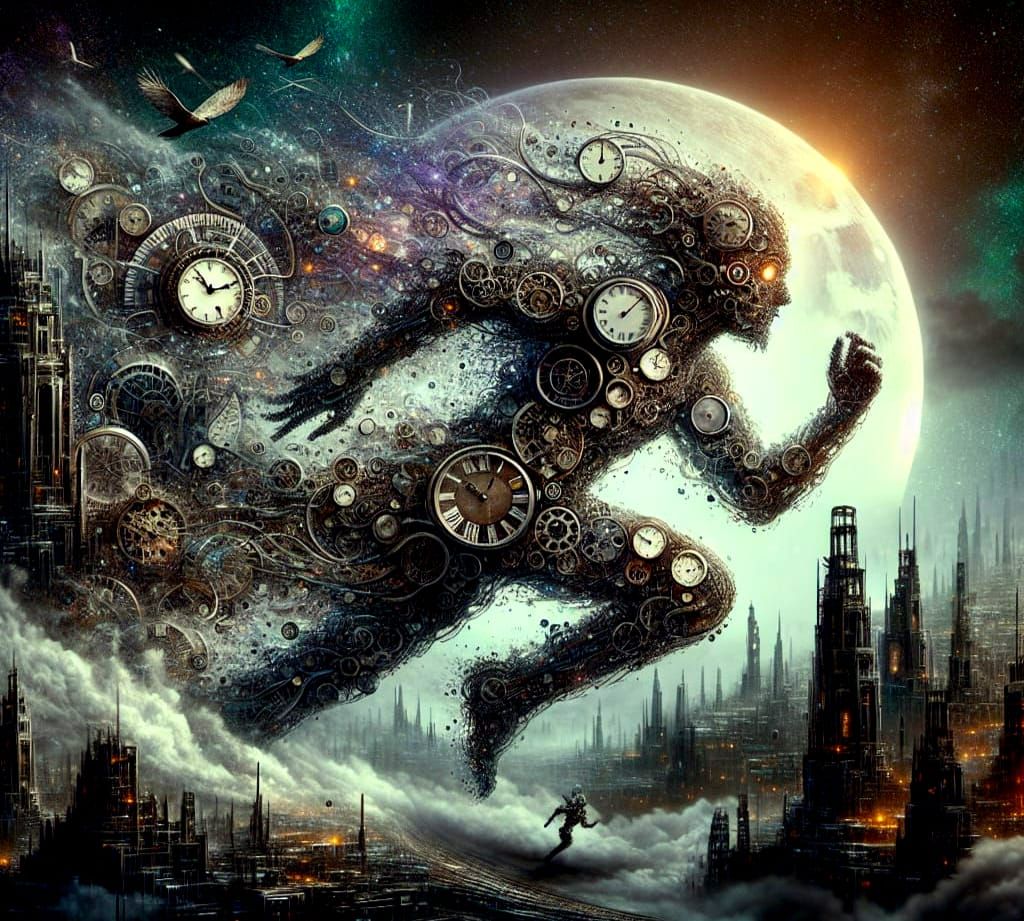 Running Out of Time  by @mathy_art_girl_305