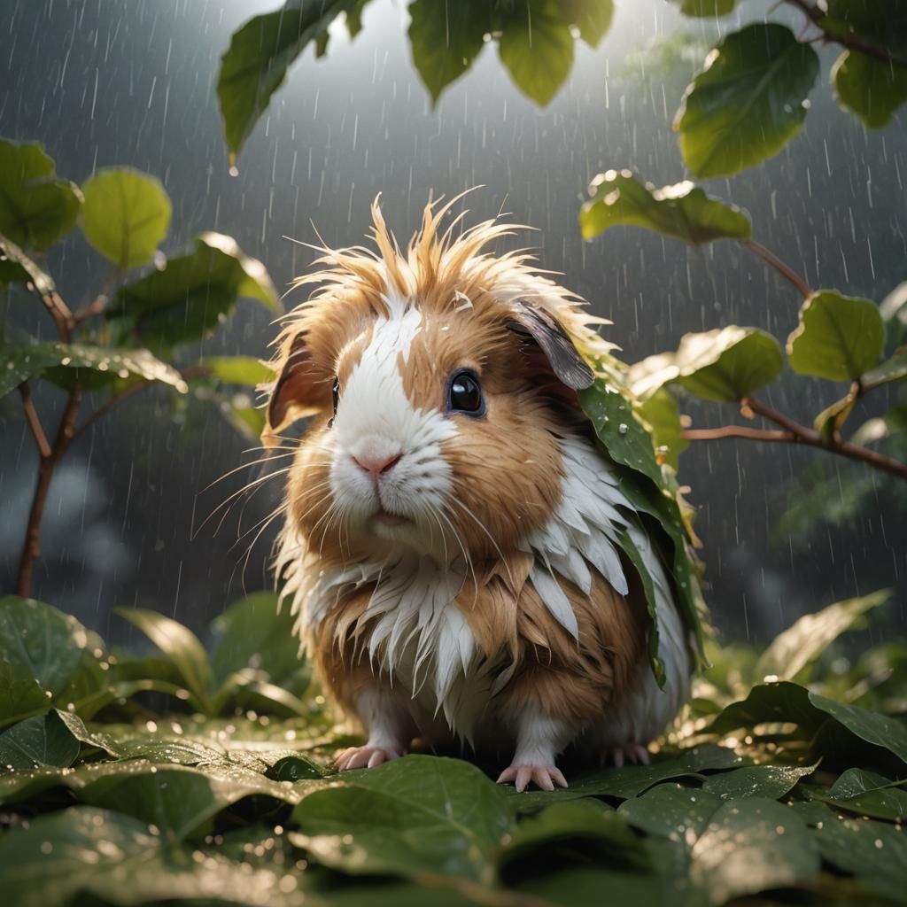 Seeking refuge from the rain (it aint working)  by @EternaSky