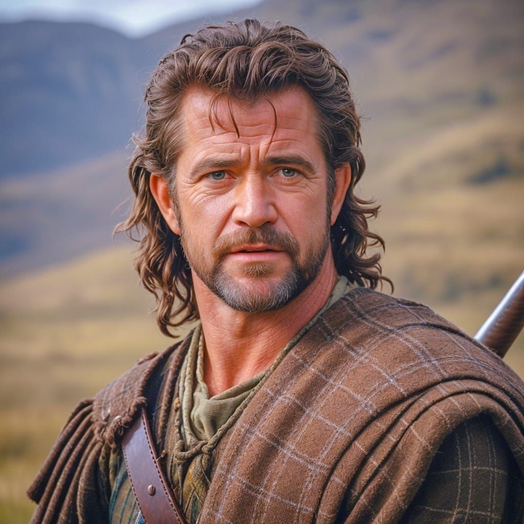 Braveheart Inspired Portrait