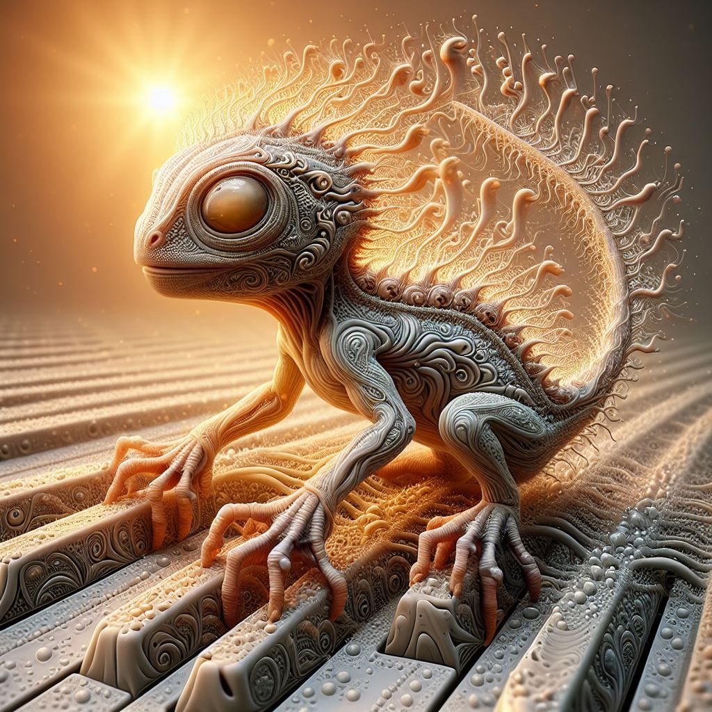 Little Infinite Piano Lizard!!!!!!