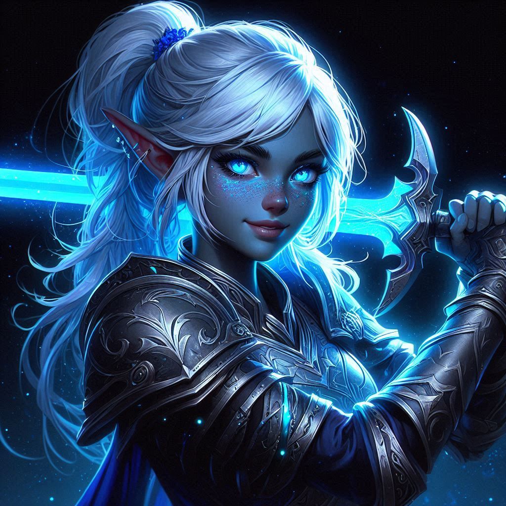 MISS WISTERIA DROW ELF WARRIOR 3