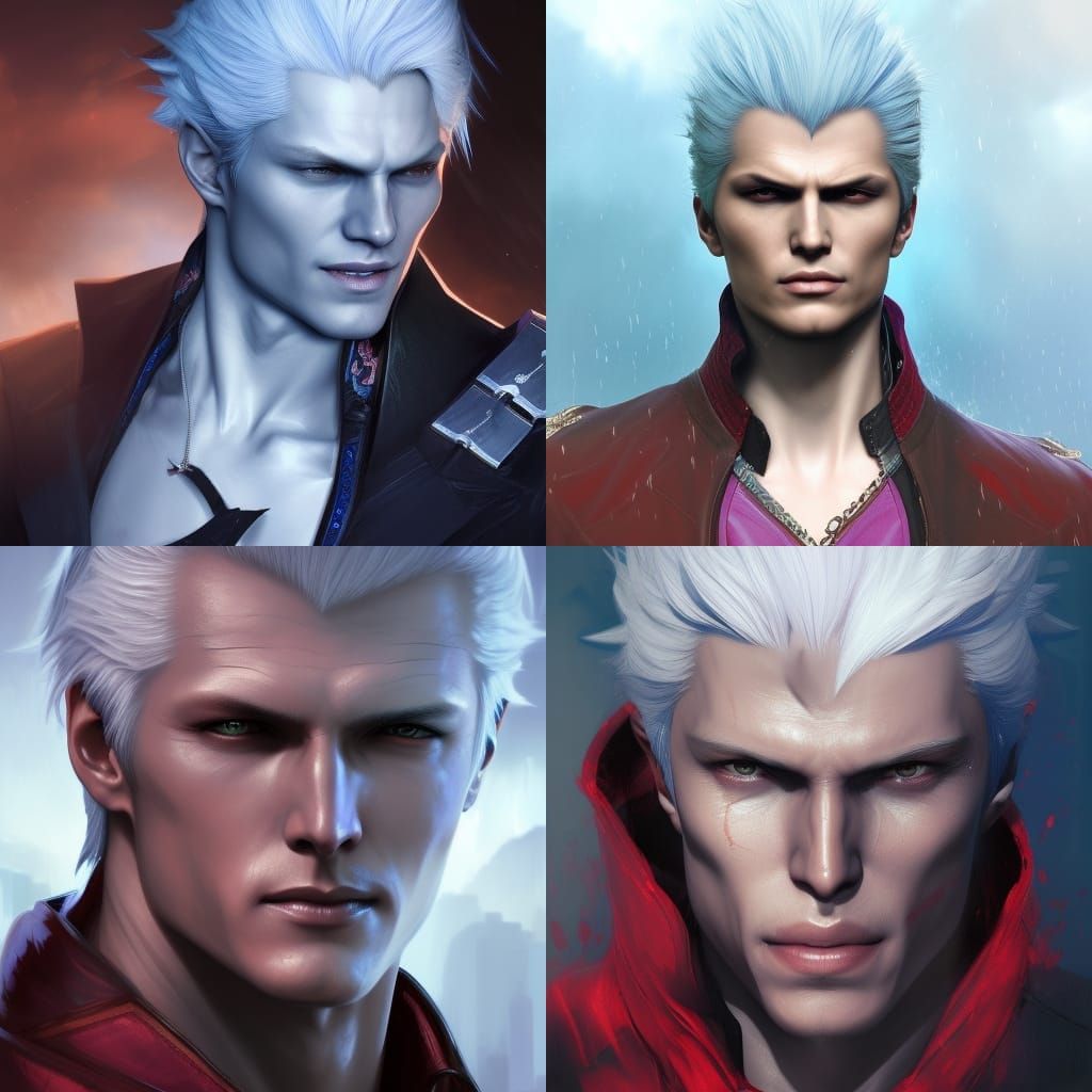 Vergil Devil May Cry - AI Generated Artwork - NightCafe Creator