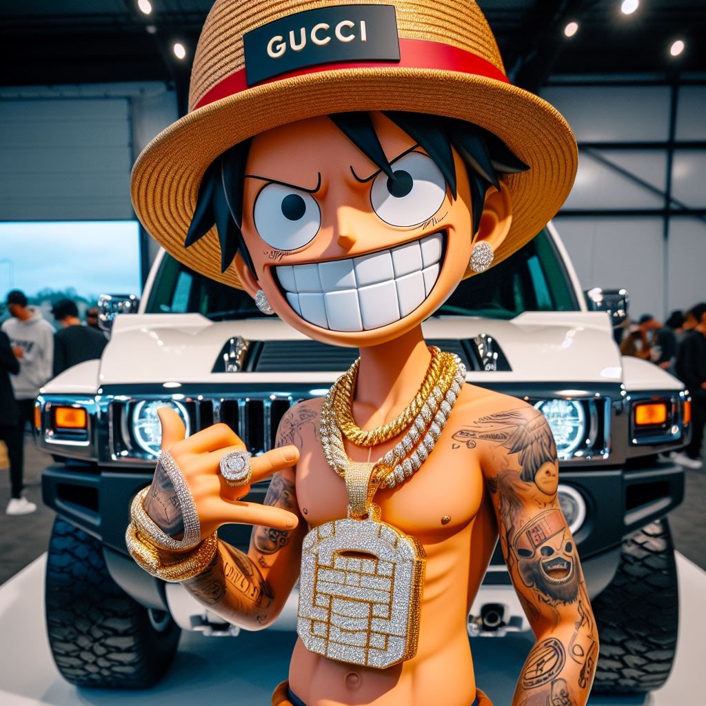 hip hop Luffy