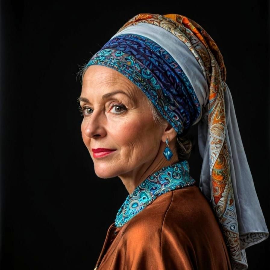 Confident Woman in Serene Portrait