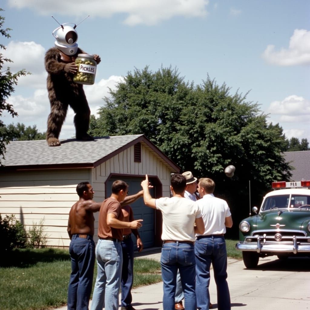 This is "Rooftop Herman".  I guess you'd call him "local fla...
