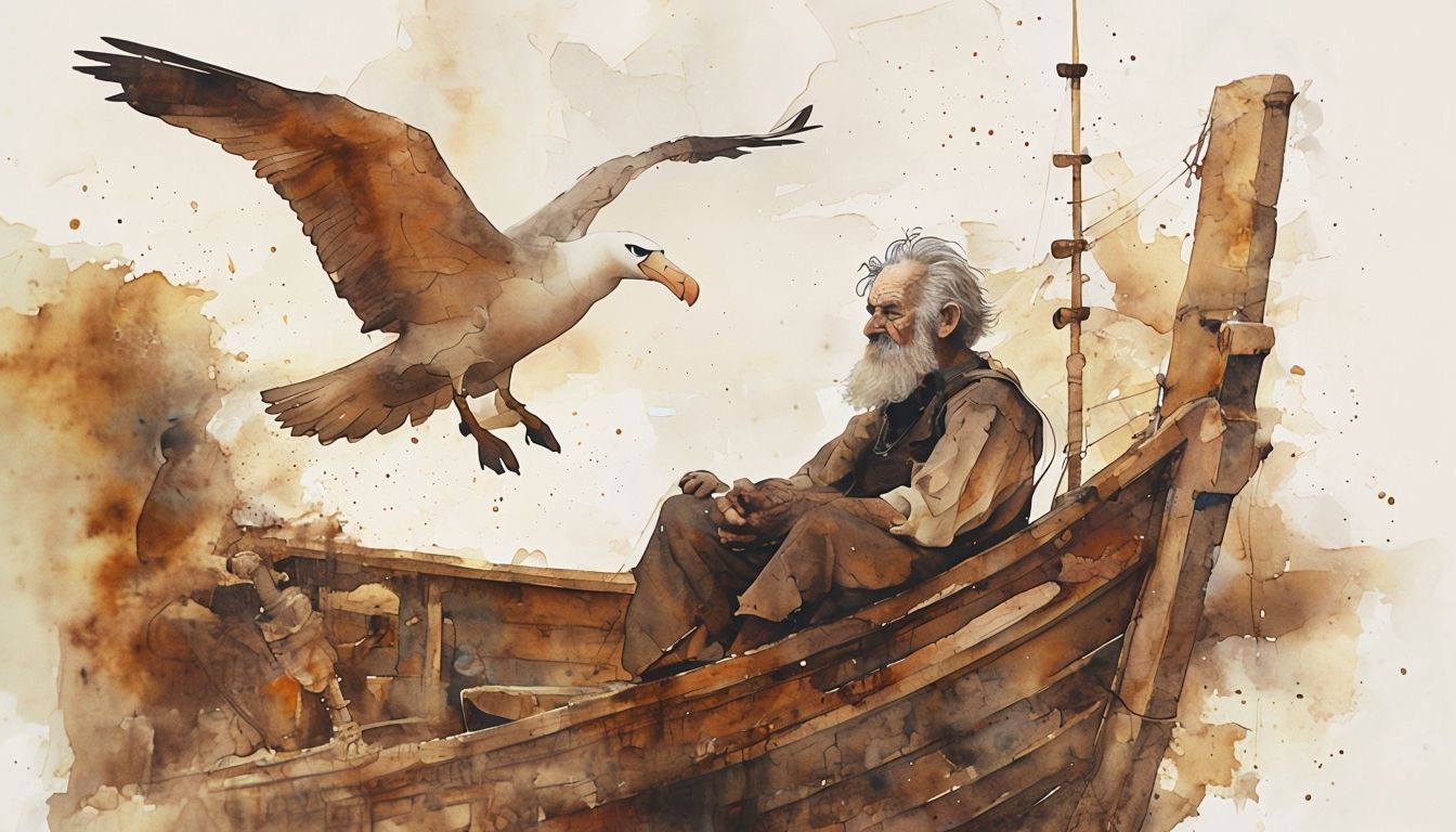 The Ancient Mariner, Forever Haunted By The Albatross He Killed.