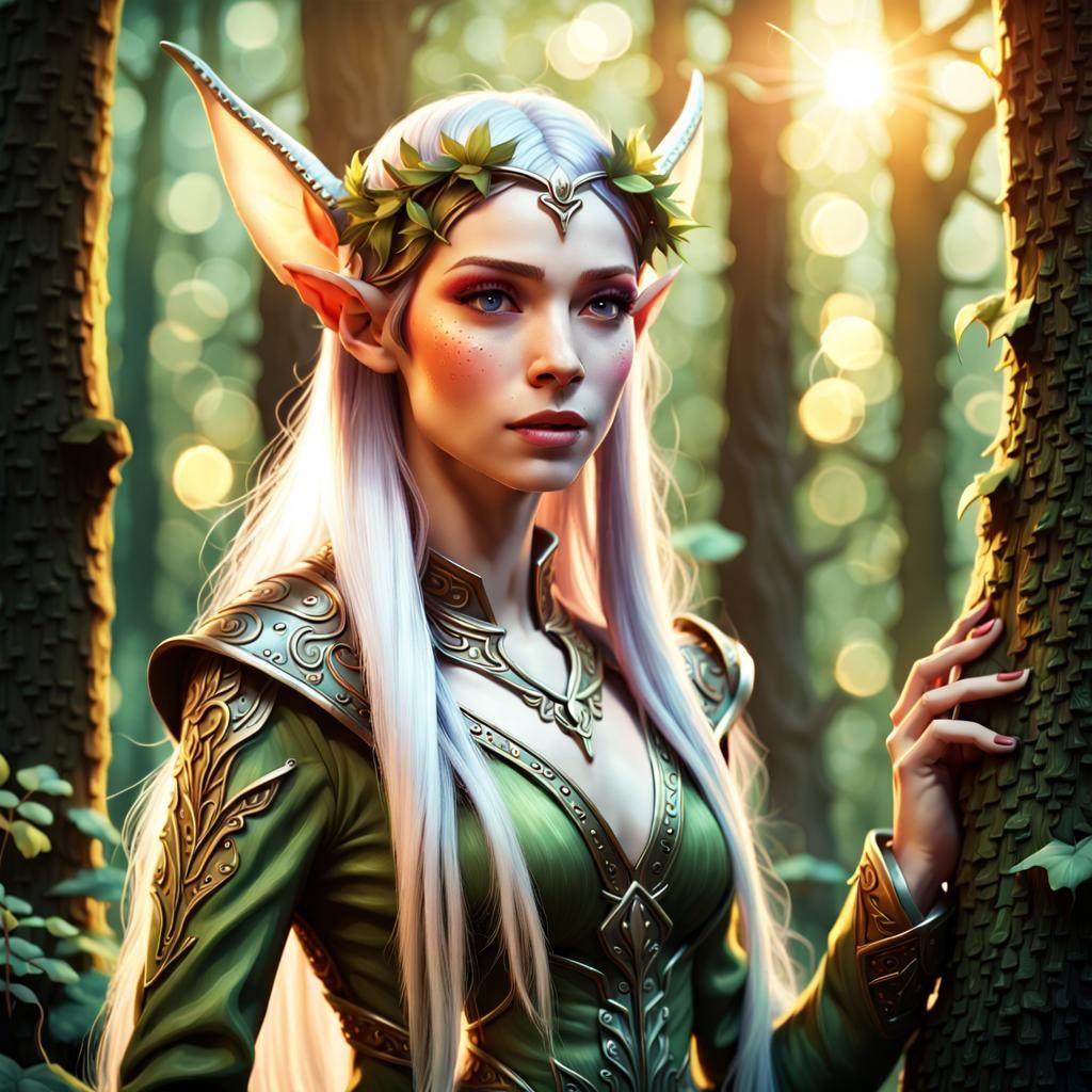 Galadriel Elf - AI Generated Artwork - NightCafe Creator