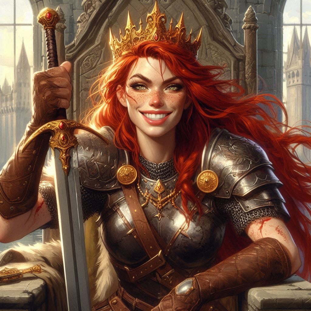 Victorious Red Sonja