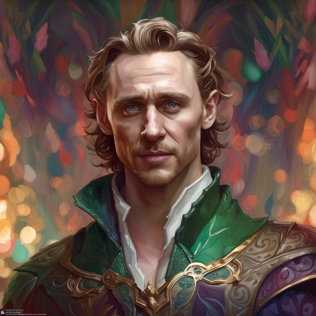 Tom Hiddleston as an elf - AI Generated Artwork - NightCafe Creator