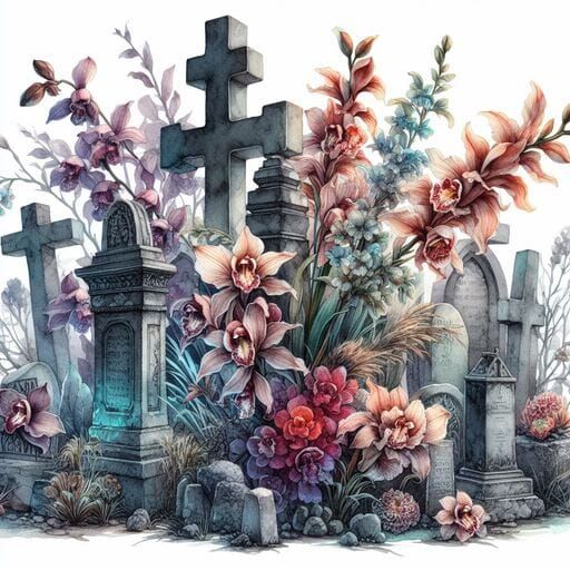 tombstones