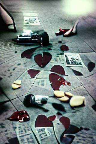 broken hearts spilled out onto the floor