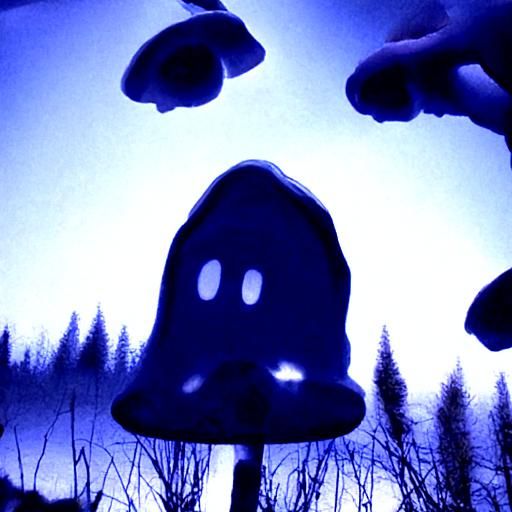 A ghost hunting for mushrooms