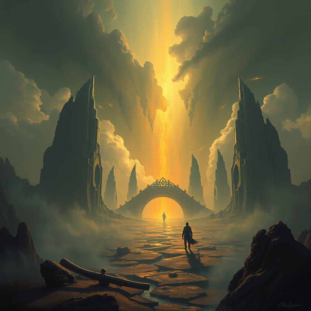 Mysterious Universe: A Surreal Dreamscape in Matte Painting ...