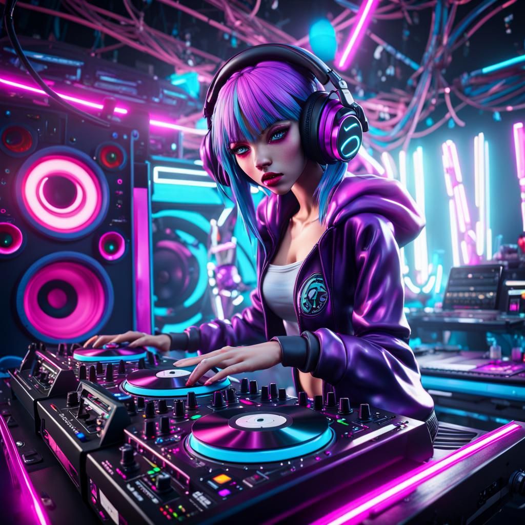 Horror hot Anime Girl Dj Studio 24