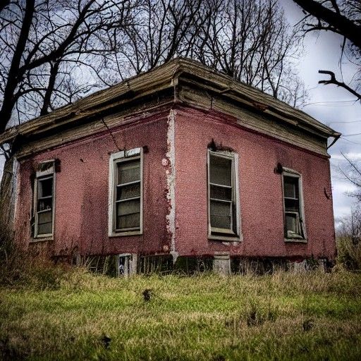 creepy abandoned eldrich house