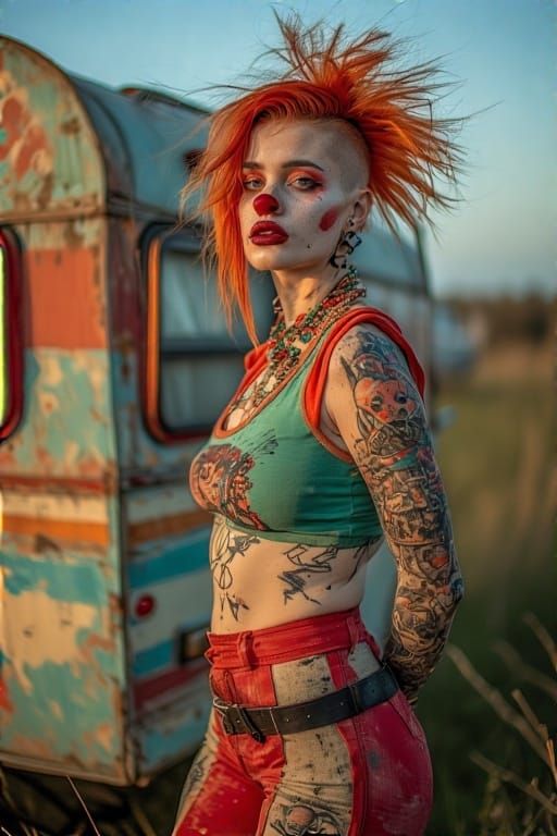 Beautiful Punk Clown