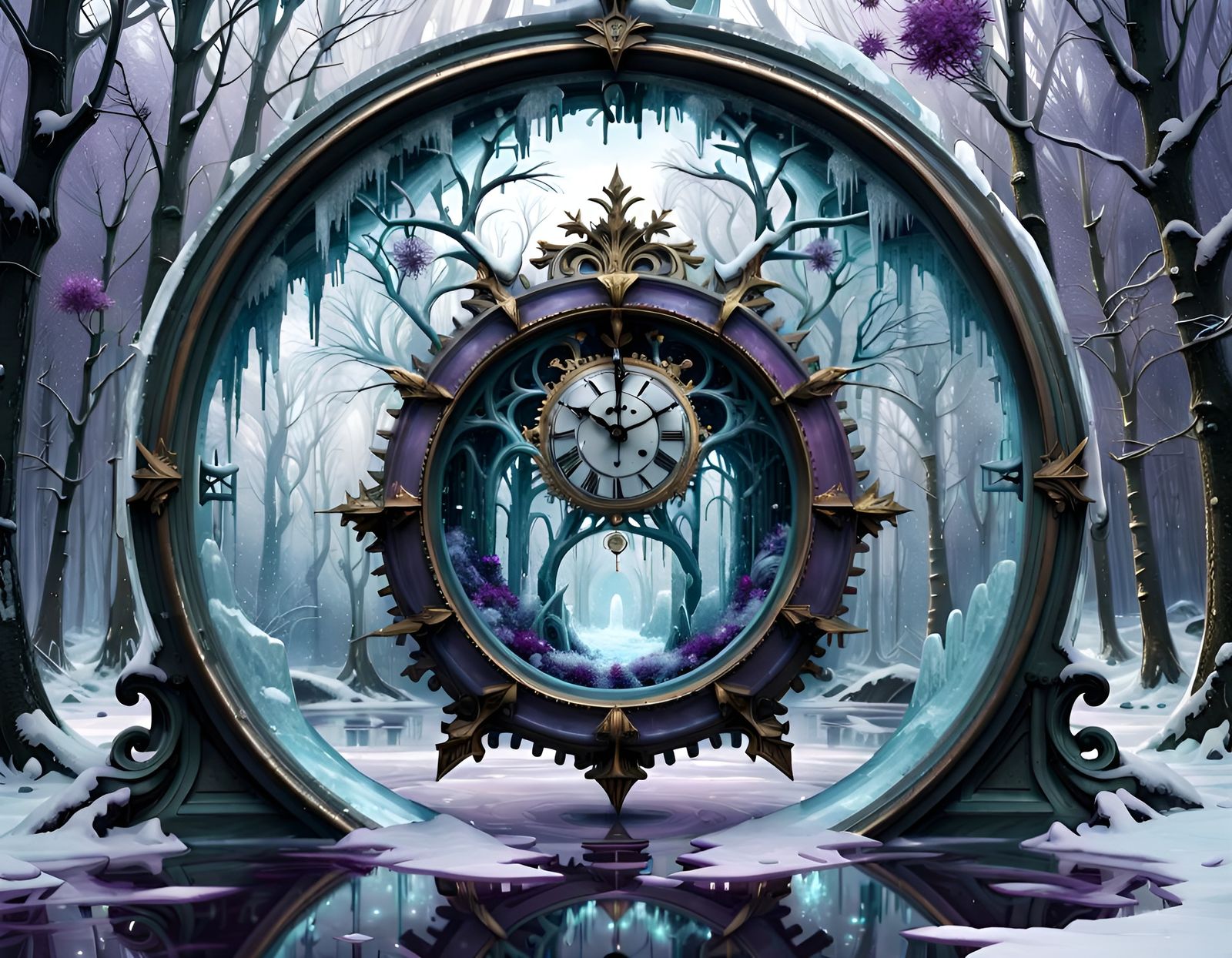 Frozen Portal of Time