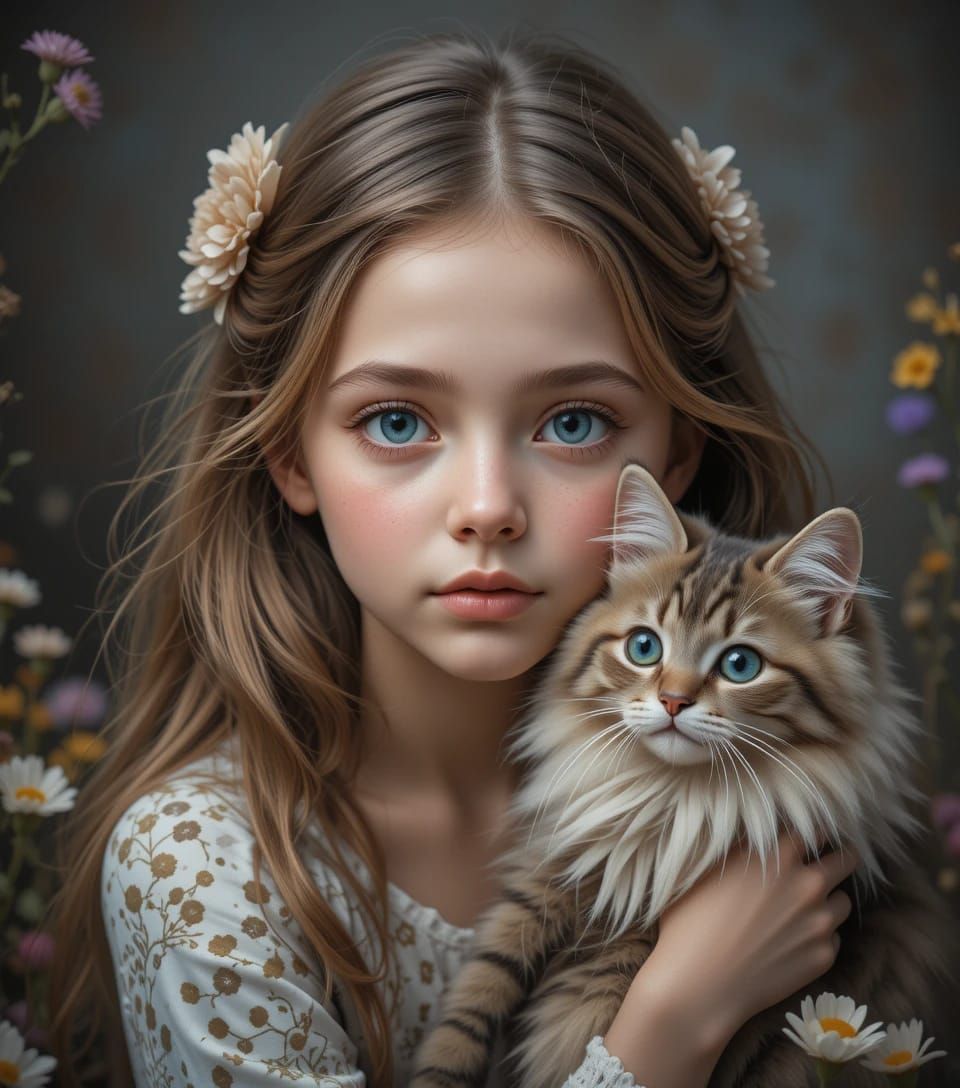 Fluffy Cat Girl 😸😸👍