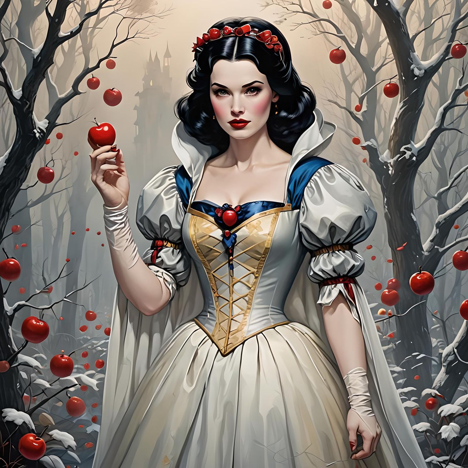 Snow White - AI Generated Artwork - NightCafe Creator