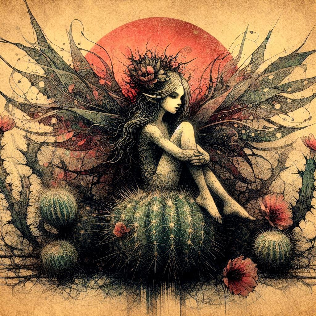 Among Thorns, She Blooms