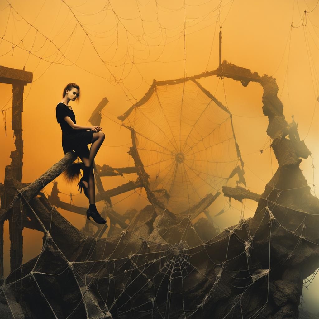 sea shells. giant spider webs. fog. giant rats. broken glass...