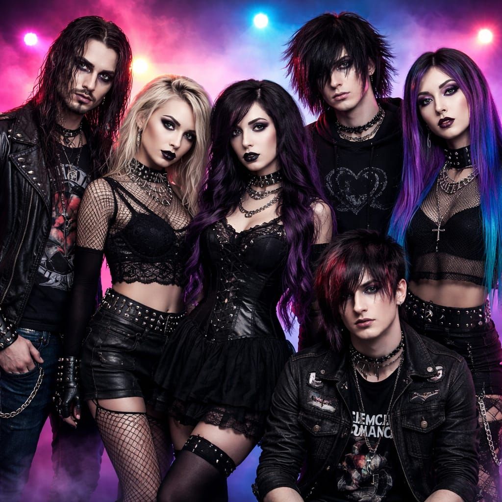 Metal, Goth & Emo Fashion.