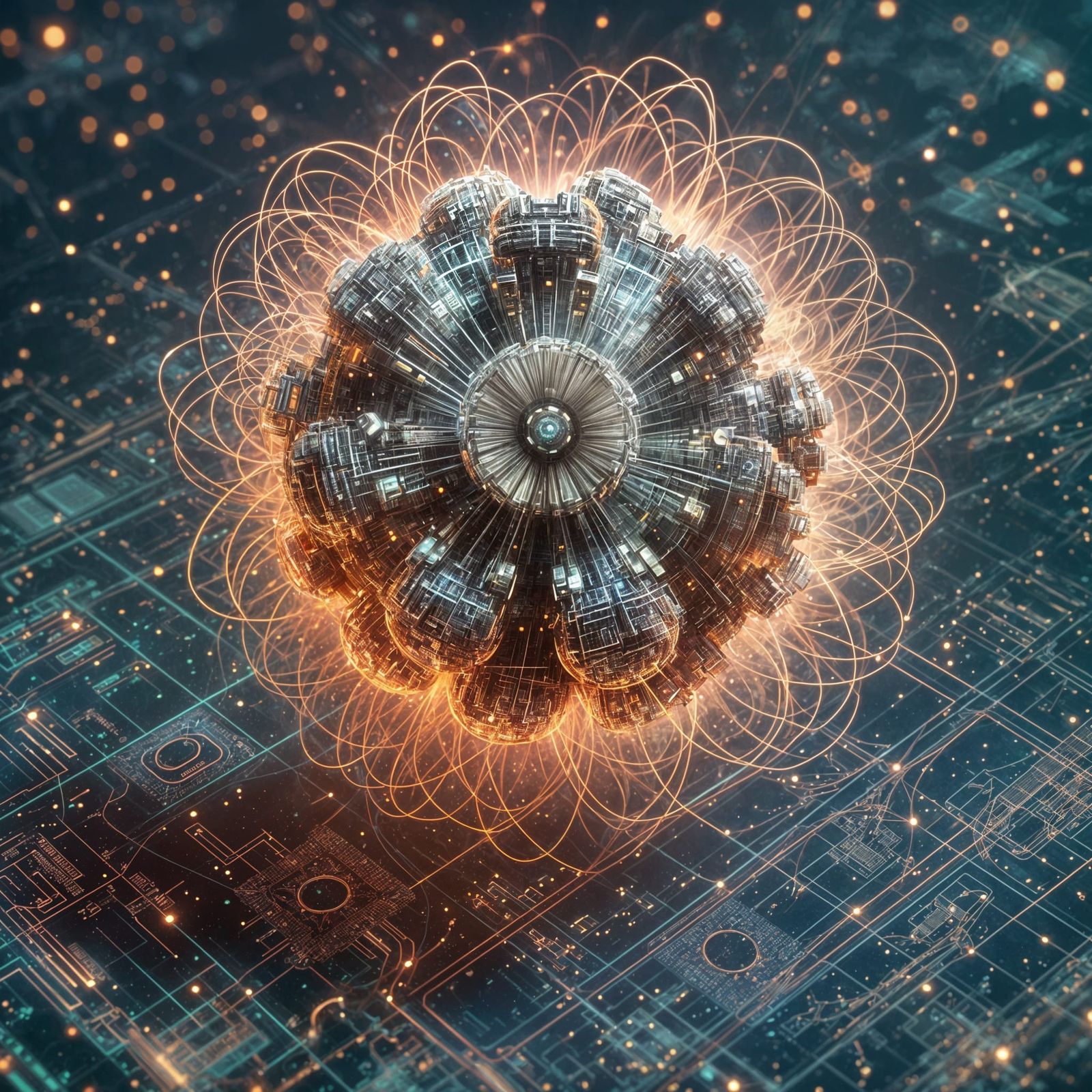 A Sophon - Microscopic, Quantum Entangled, Sentient, Superco...