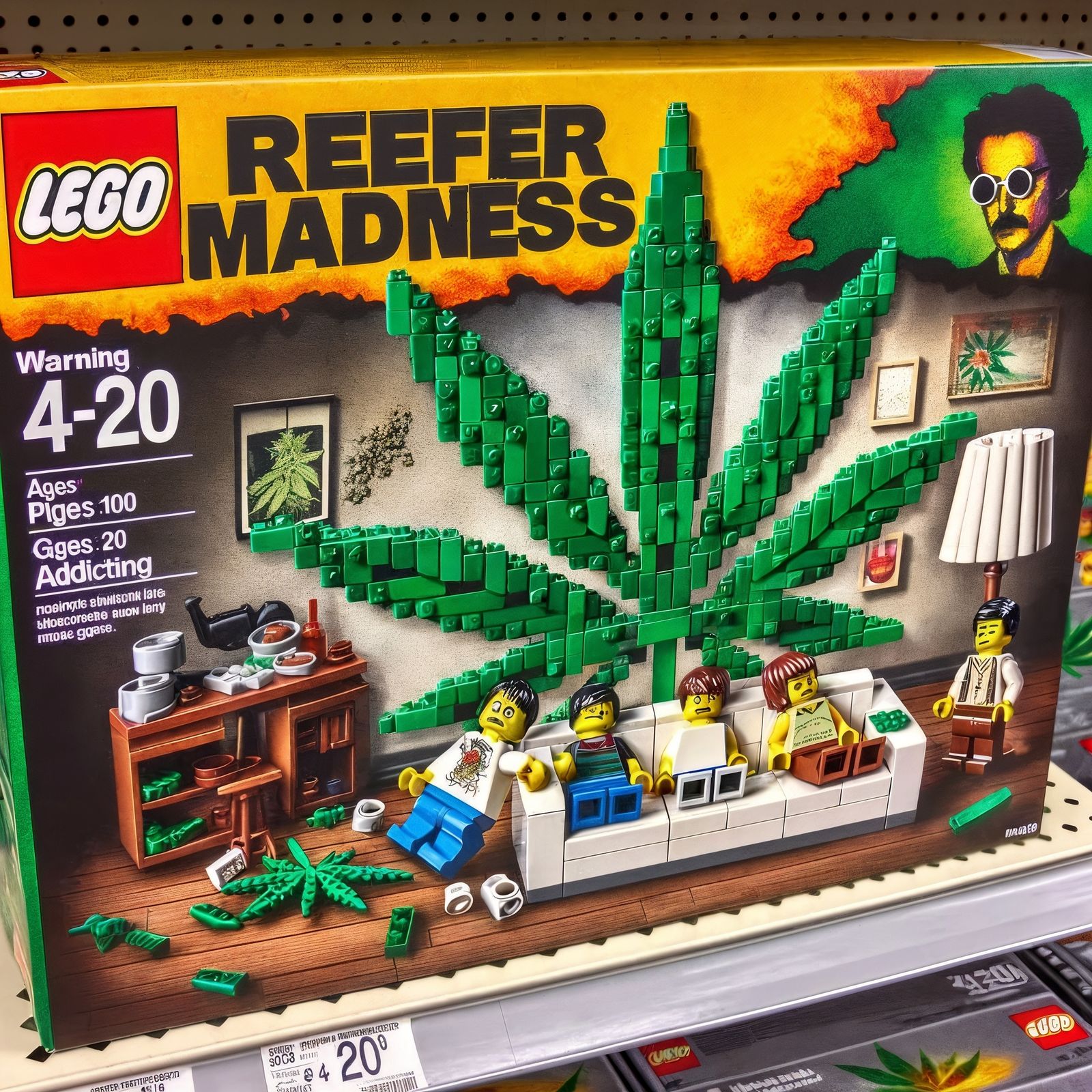 Reefer Madness Lego Set, $9.99