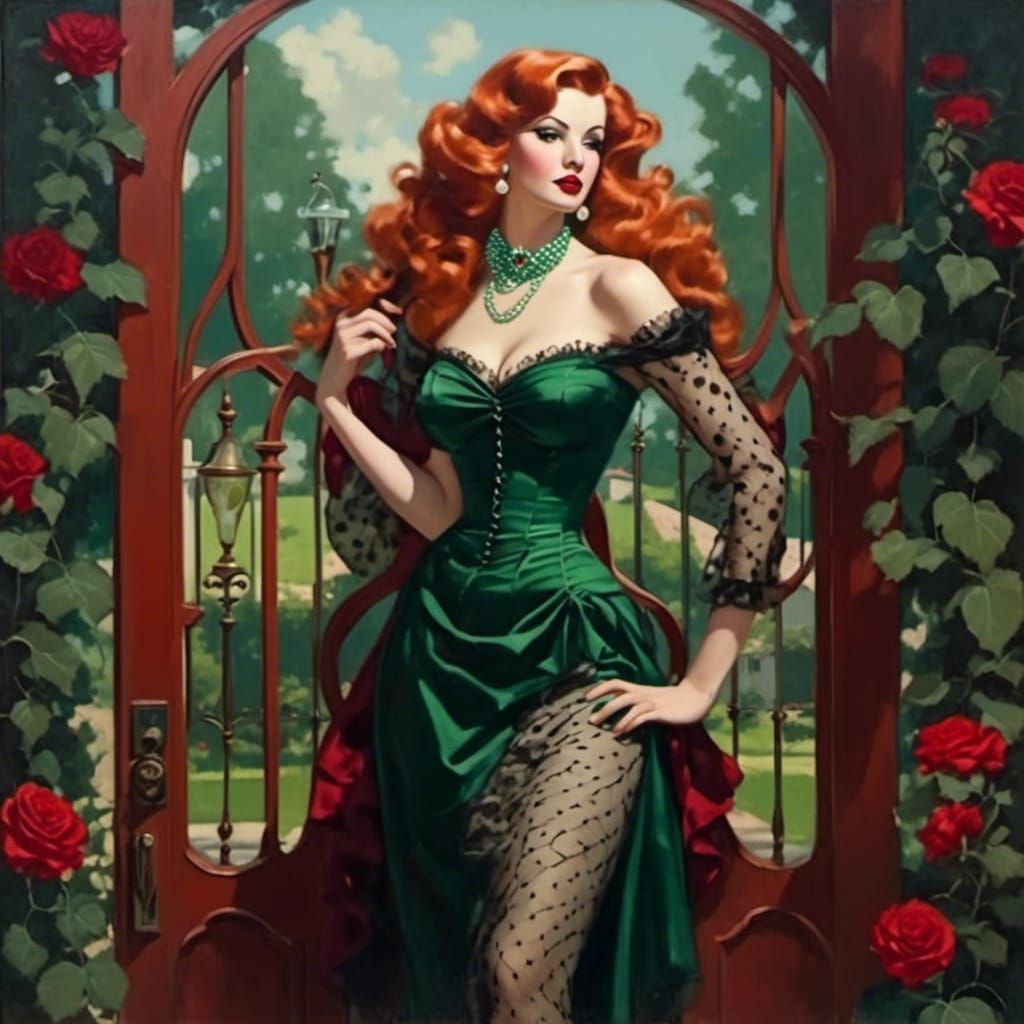 Francesca as a pinup