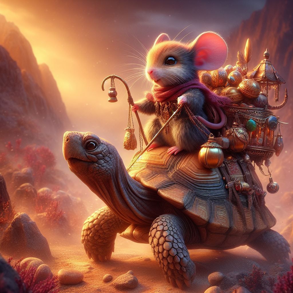 Little trinket salesman