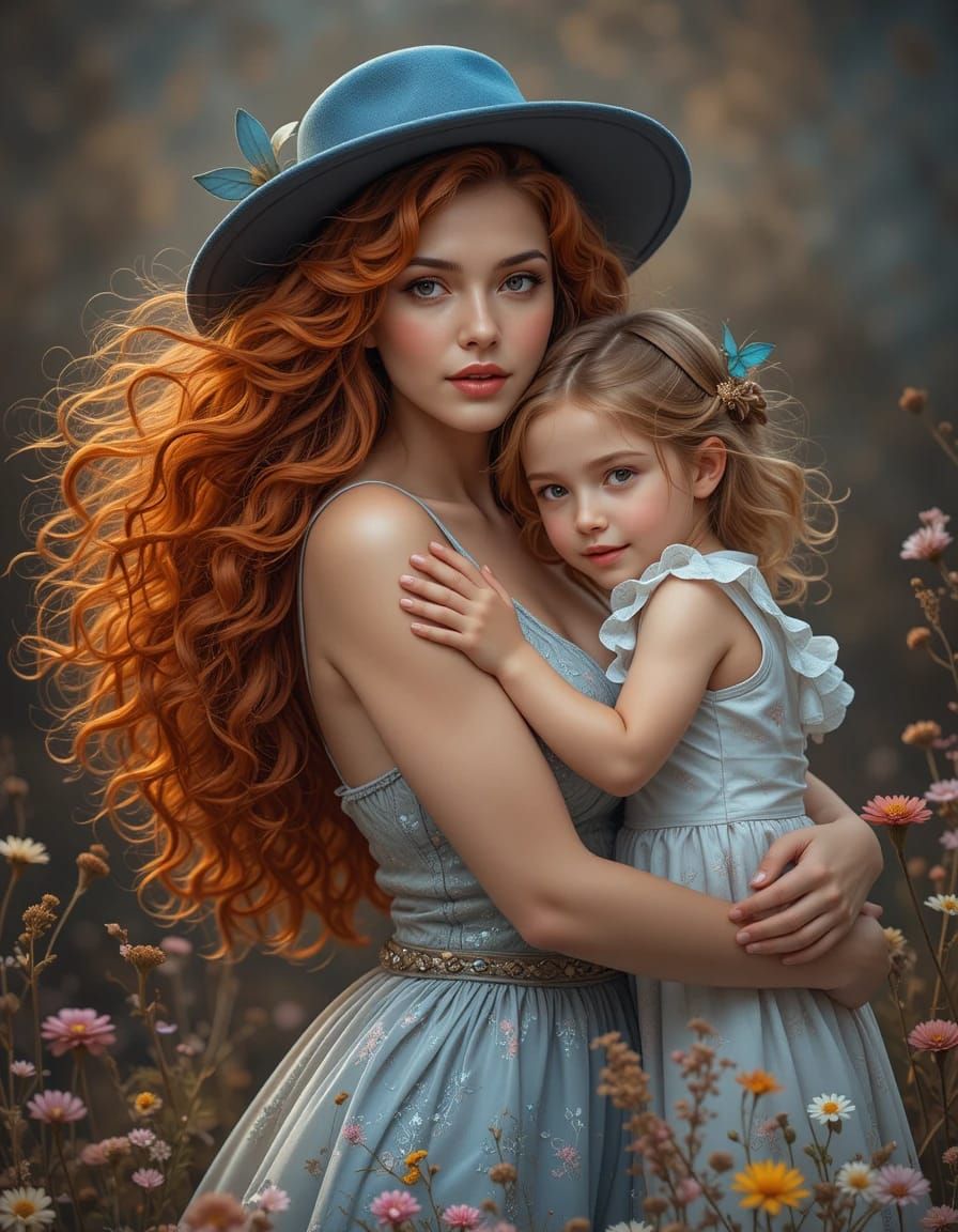 With My Mother 😊🙏🌹