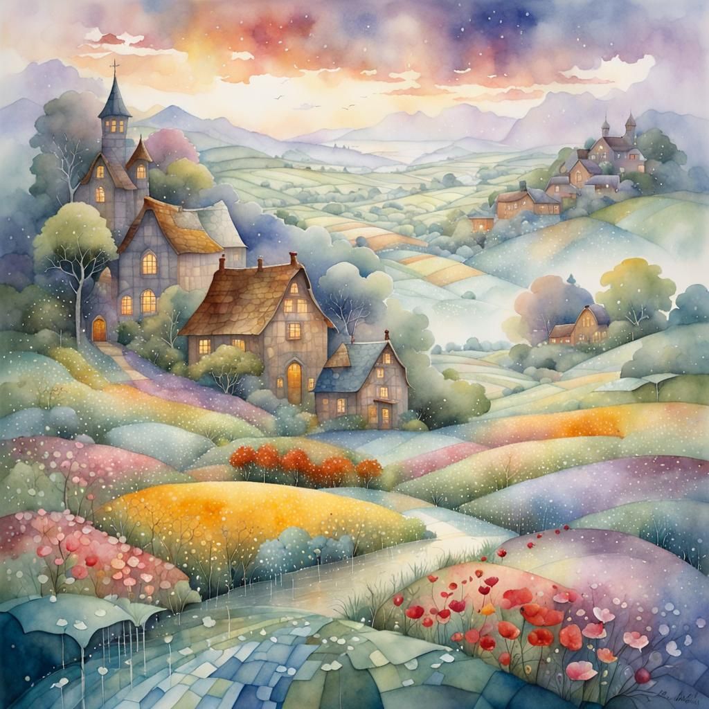 near the vilage