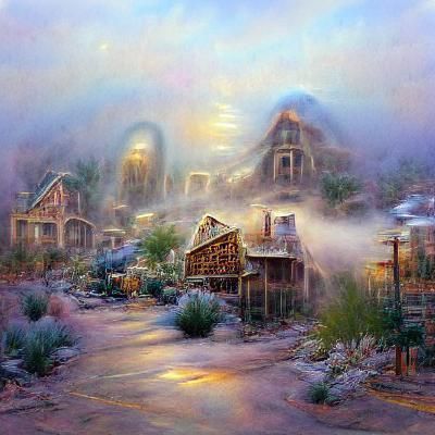 Desert ghost town