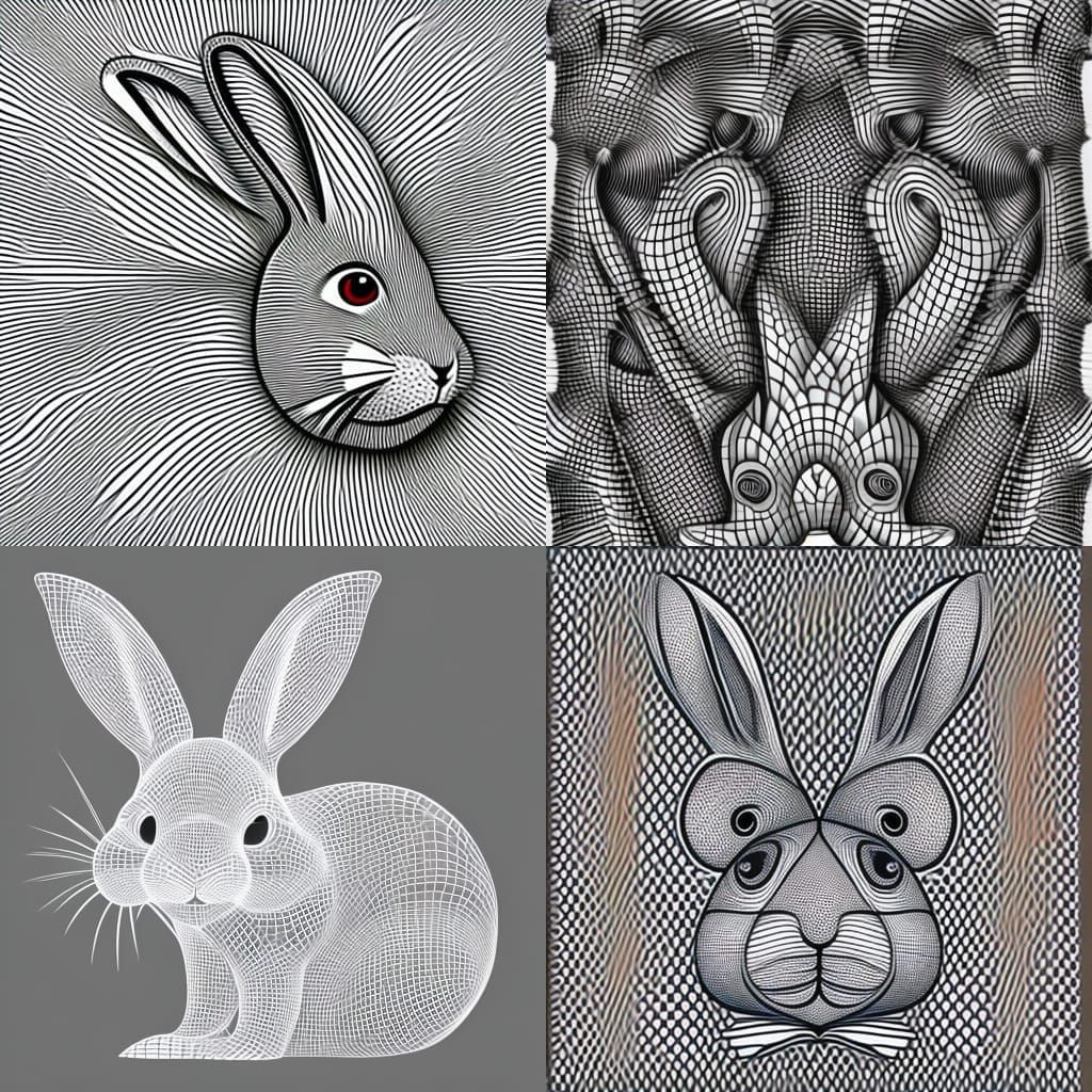 funny rabbit - AI Generated Artwork - NightCafe Creator