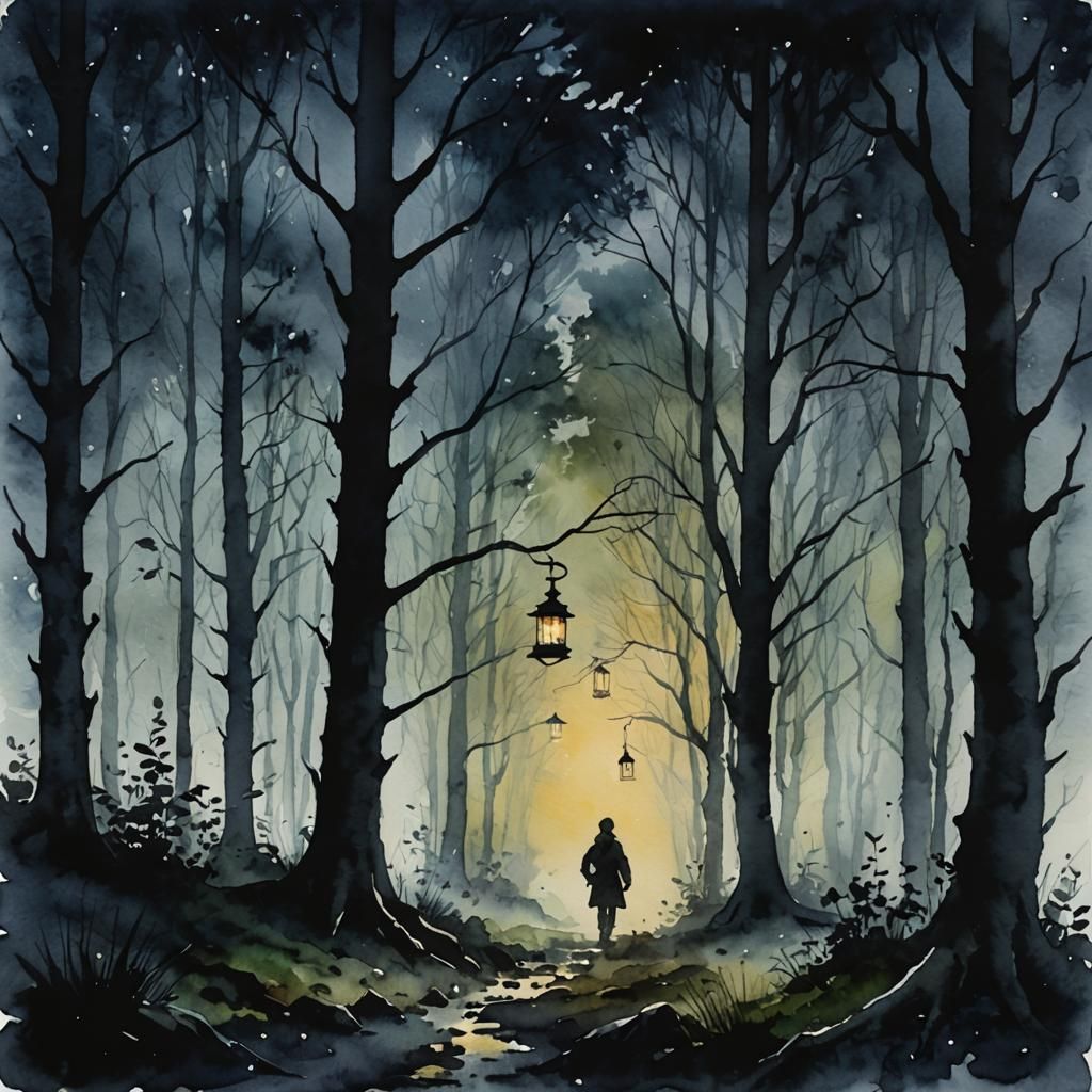 not so dark woods AI Generated Artwork NightCafe Creator not so dark woods AI Generated Artwork NightCafe Creator