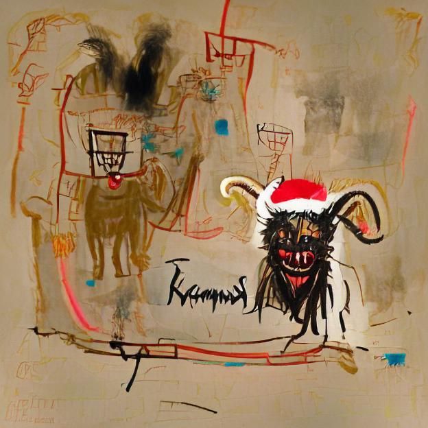 Krampus Rembrandt Basquiat