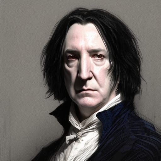 Severus Snape 8 - AI Generated Artwork - NightCafe Creator