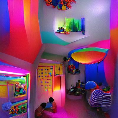 a child's playroom