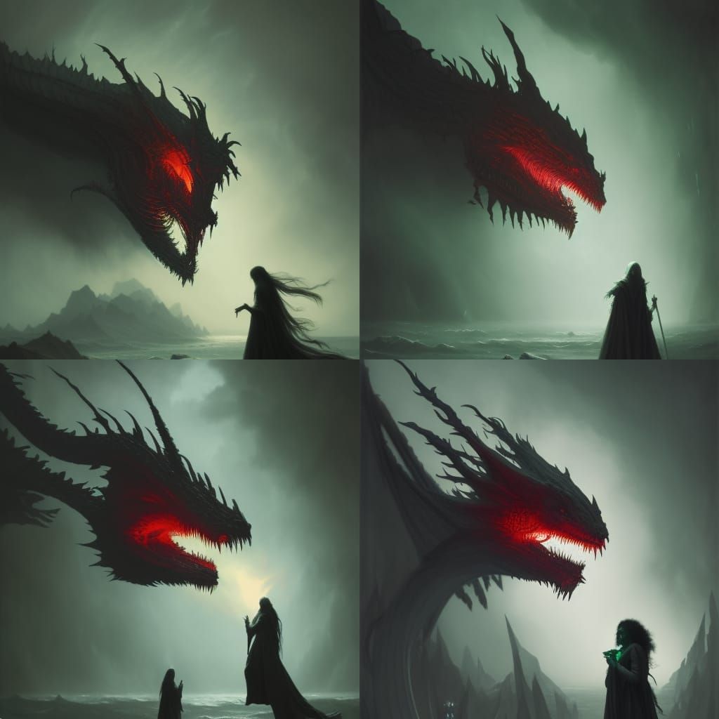 Stoplight Loosejaw black chaos void dragon sinister vile dar...