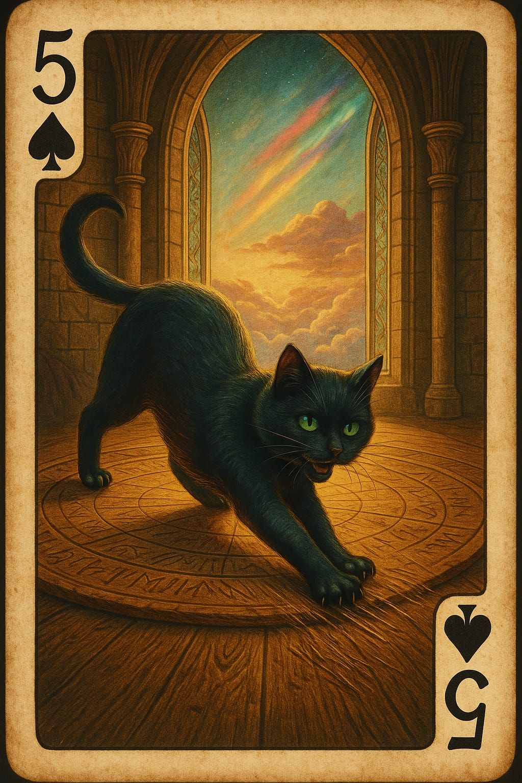 5 of spades NOT THE TRANSFER CIRCLE ALBUS THAT IS DANGEROUS!...