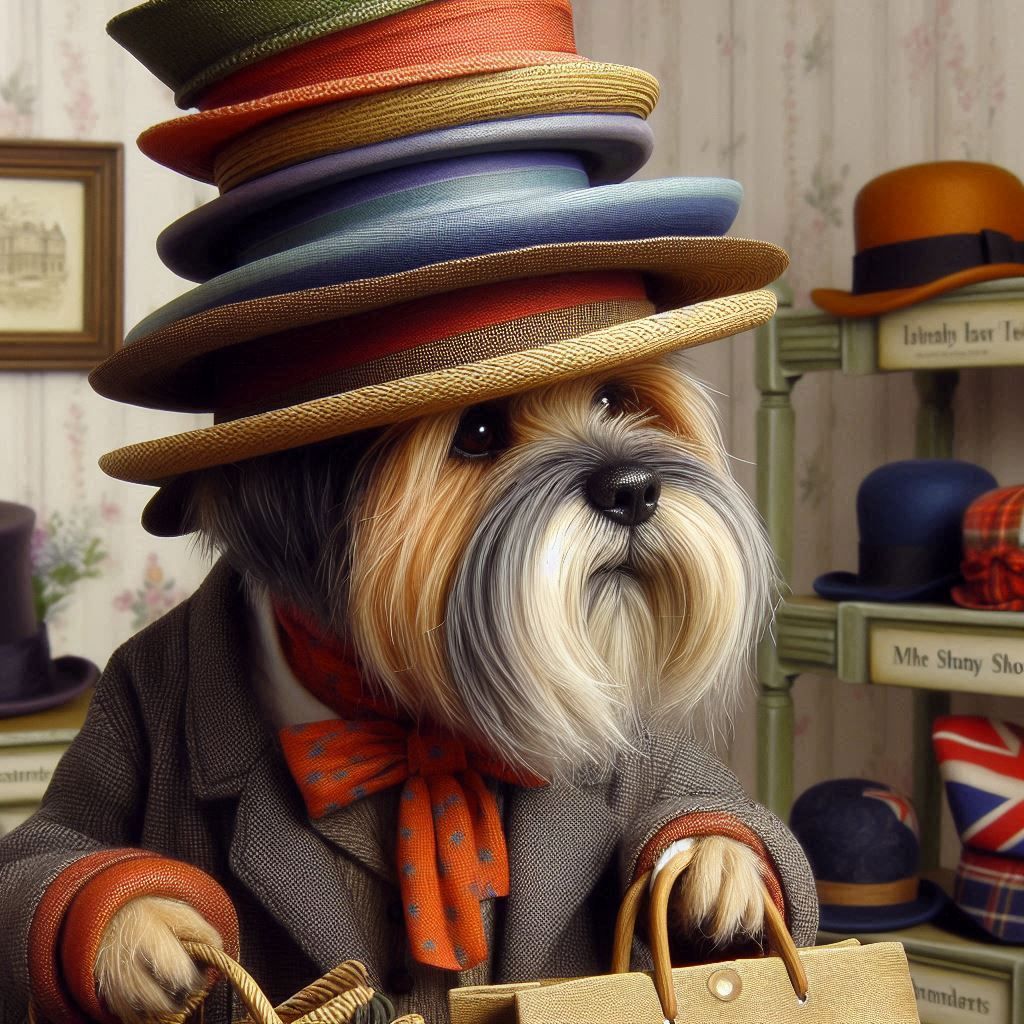 Mr. Bigglesworth Goes Hat Shopping