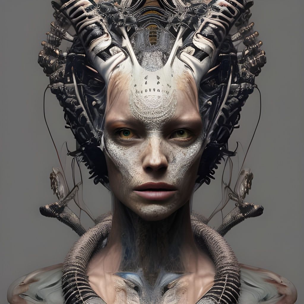 Alien Queen 01 AI Generated Artwork NightCafe Creator