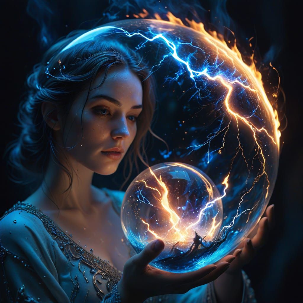 Enchanted Siren in Ethereal Splendor